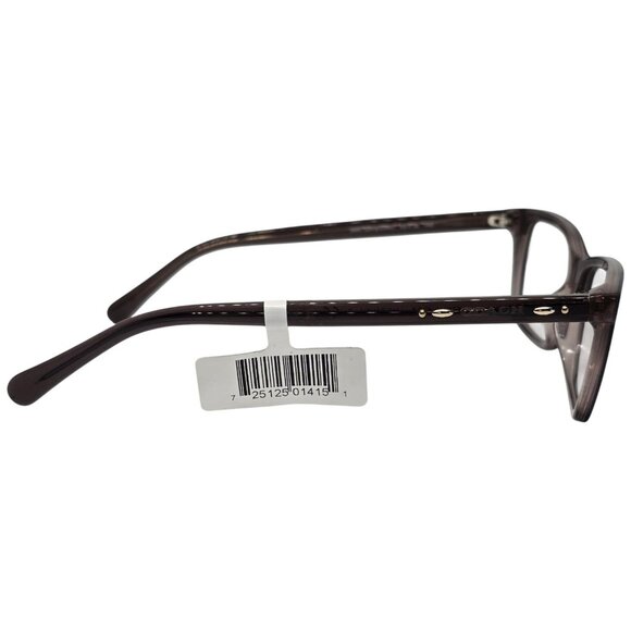 Coach Womens Optical Eyeglasses HC6138U Black Tortoise Rectangular Frame 52mm - Picture 6 of 7